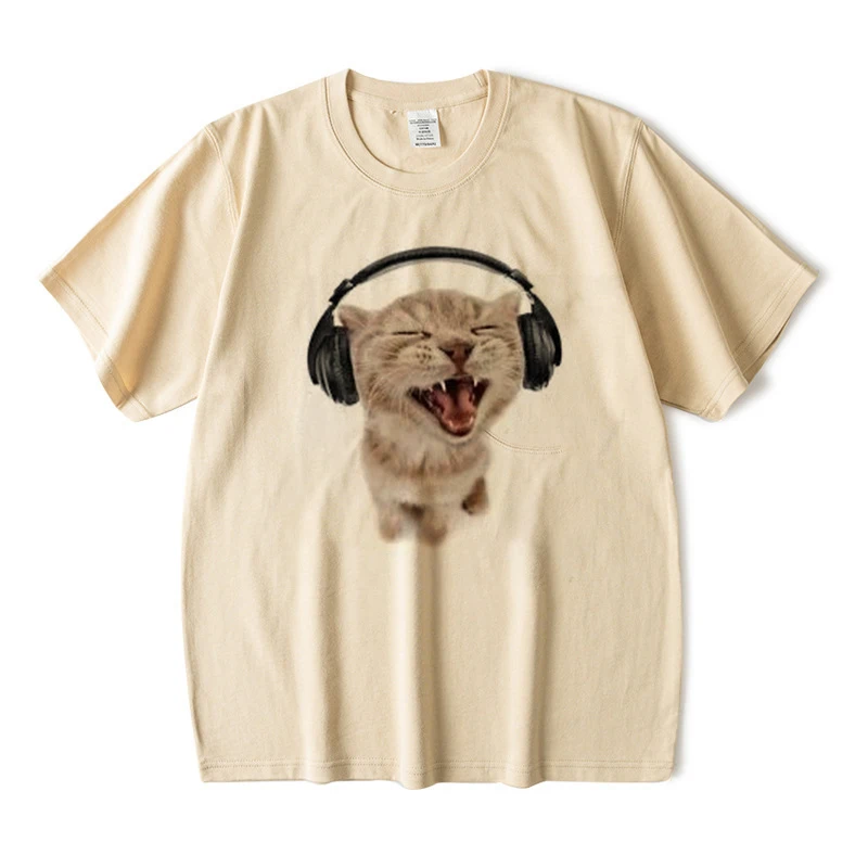 Damen-T-Shirt mit süßem Katzen – Fashion Street Cat Bewertung und Preis