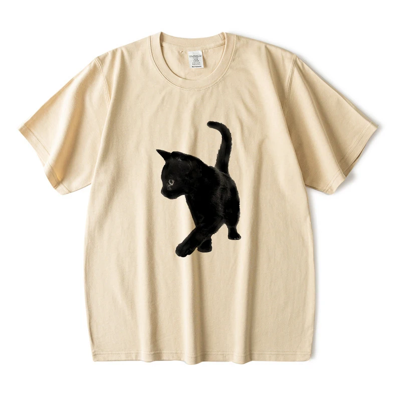 Damen-T-Shirt mit süßem Katzen – Fashion Street Cat Bewertung und Preis