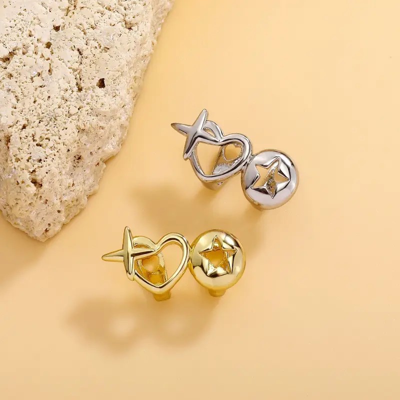 Klassische sternförmige Hip-Ho – Street Fashion Jewelry Bewertung und Preis