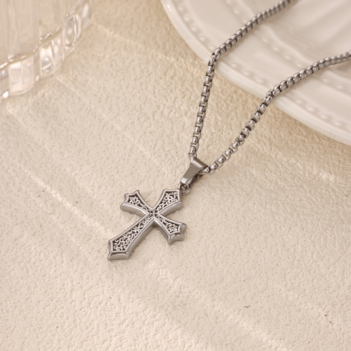 Vintage geometrische Kreuz-Hal – Street Fashion Jewelry Bewertung und Preis