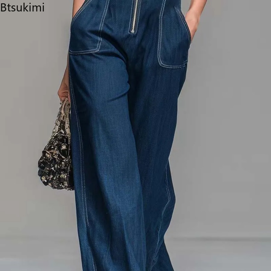 Neue Ärmellose Damen-Jeansover – Street Fashion Jeans Women Bewertung und Preis