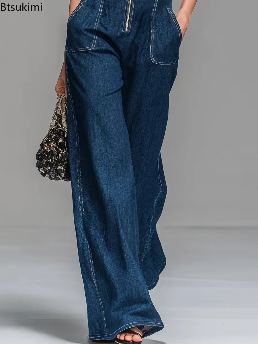 Neue Ärmellose Damen-Jeansover – Street Fashion Jeans Women Bewertung und Preis