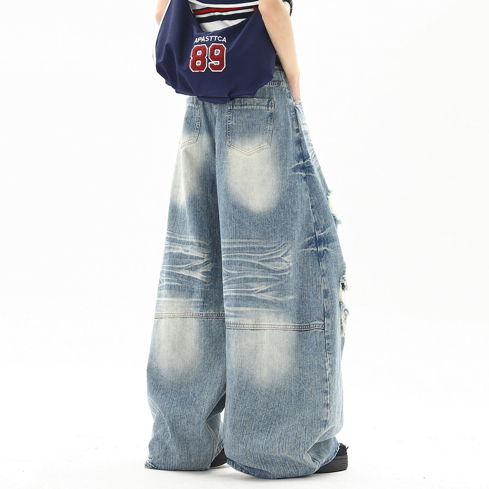 Amerikanischer Streetstyle Som – Street Fashion Denim Bewertung und Preis