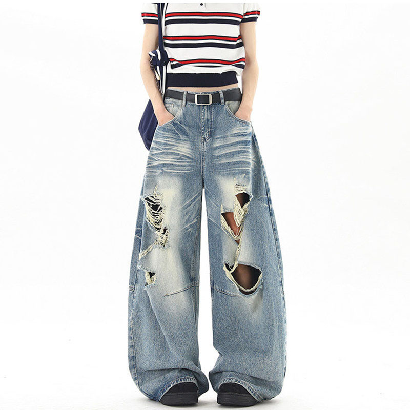 Amerikanischer Streetstyle Som – Street Fashion Denim Bewertung und Preis