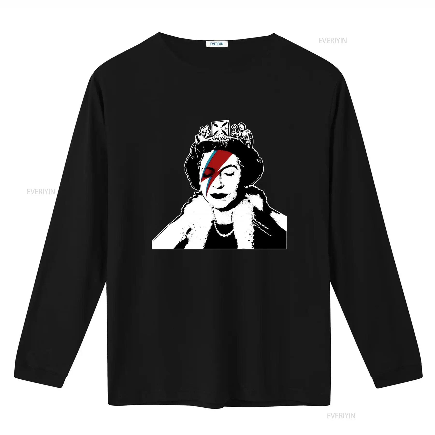 Banksy Queen Graffiti-Kunst T- – Street Fashion Uk Bewertung und Preis