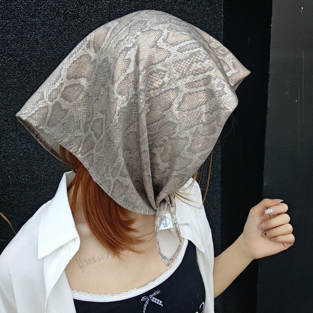 Kopfbedeckung Y2K Snake Print  – Street Fashion Types Bewertung und Preis