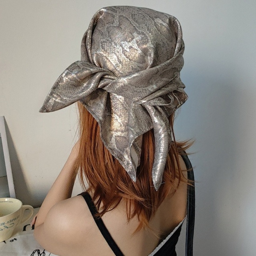 Kopfbedeckung Y2K Snake Print  – Street Fashion Types Bewertung und Preis