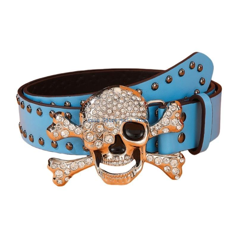 X7XB Beliebter Strass-Totenkop – Street Fashion Reference Bewertung und Preis