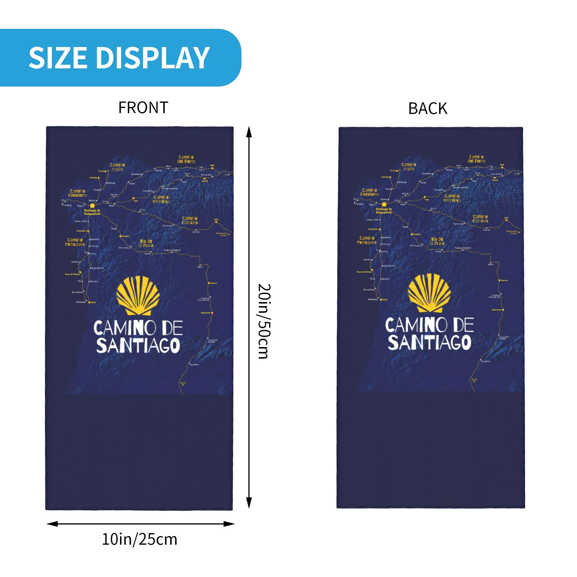 Camino de Santiago Wander-Band – Bandana Multi Way Bewertung und Preis