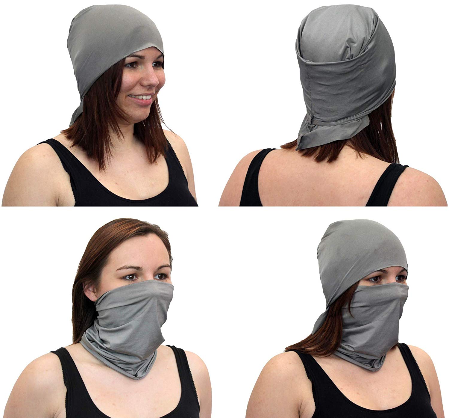 EMF Schutz Silber Faser Stoff  – Bandana Multi Way Bewertung und Preis