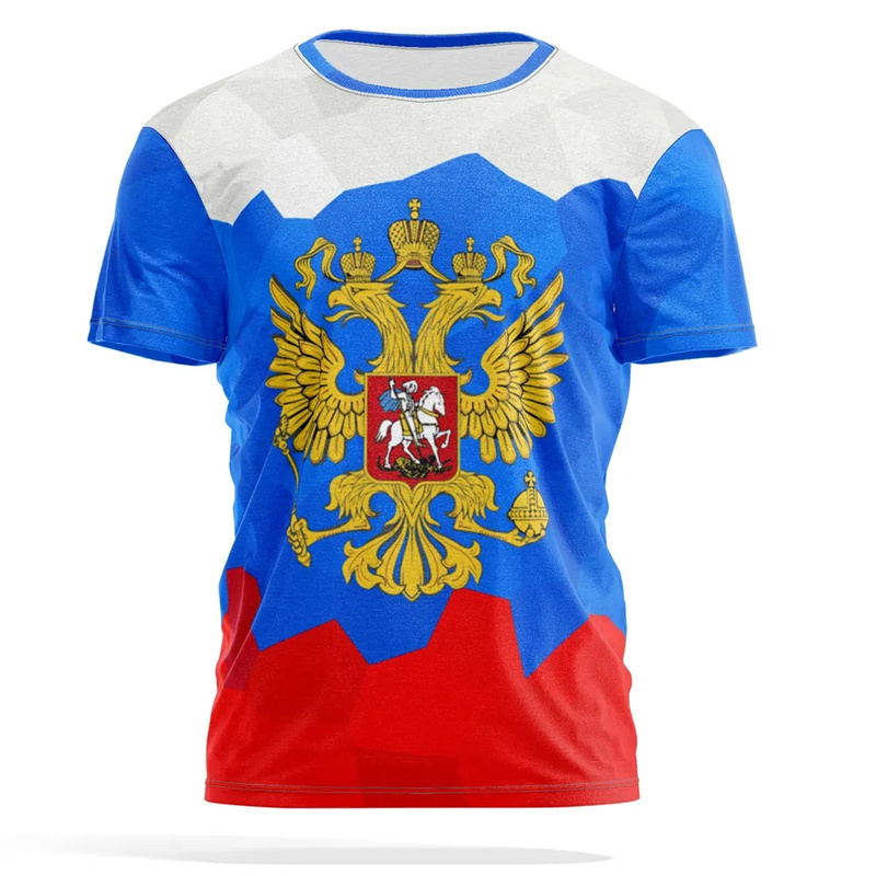 Russisches Nationalemblem-Druc – Street Fashion Russia Bewertung und Preis