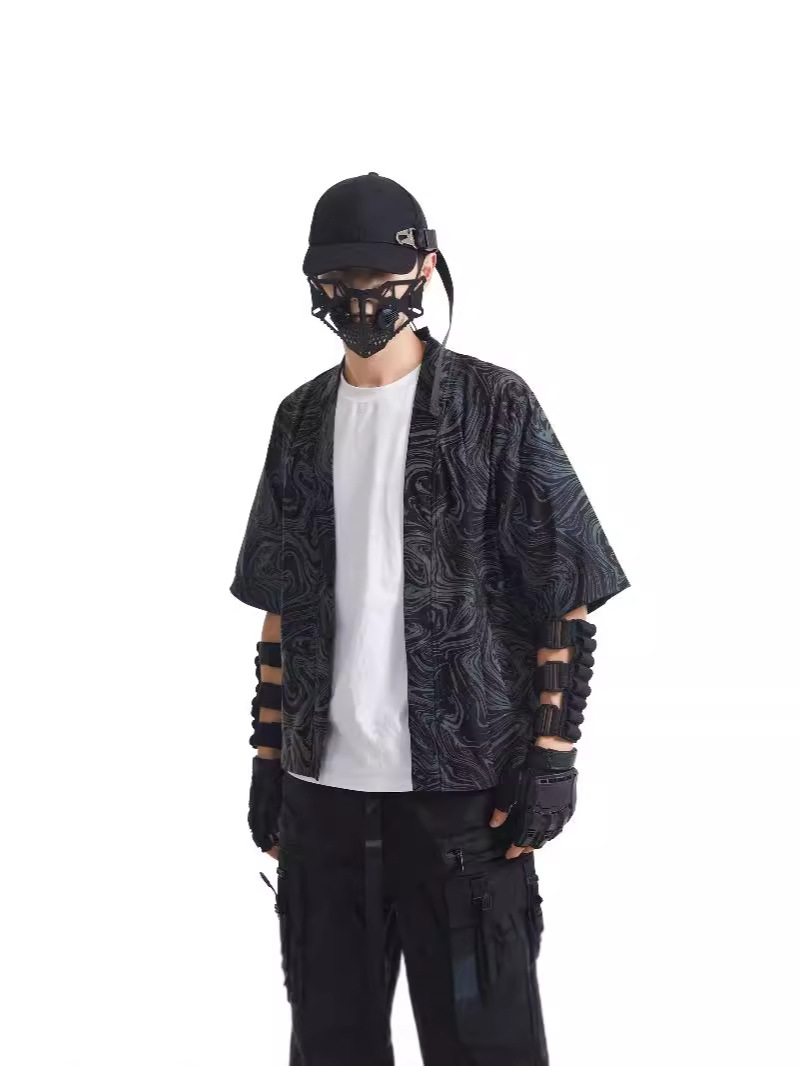Herren-Mode Sommerhemden High- – Street Fashion Style Bewertung und Preis